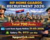 HP Home Guards Recruitment 2026 - Apply Online for 700 Posts