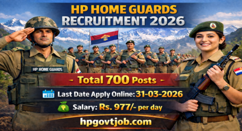 HP Home Guards Recruitment 2026 - Apply Online for 700 Posts