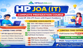 HP JOA (IT) Complete Course 2026