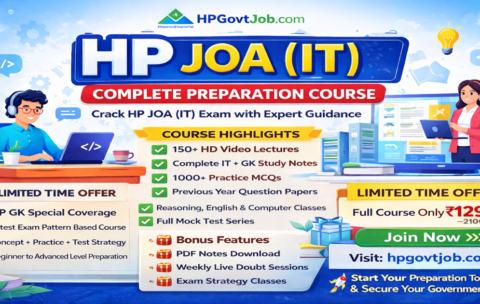 HP JOA (IT) Complete Course 2026
