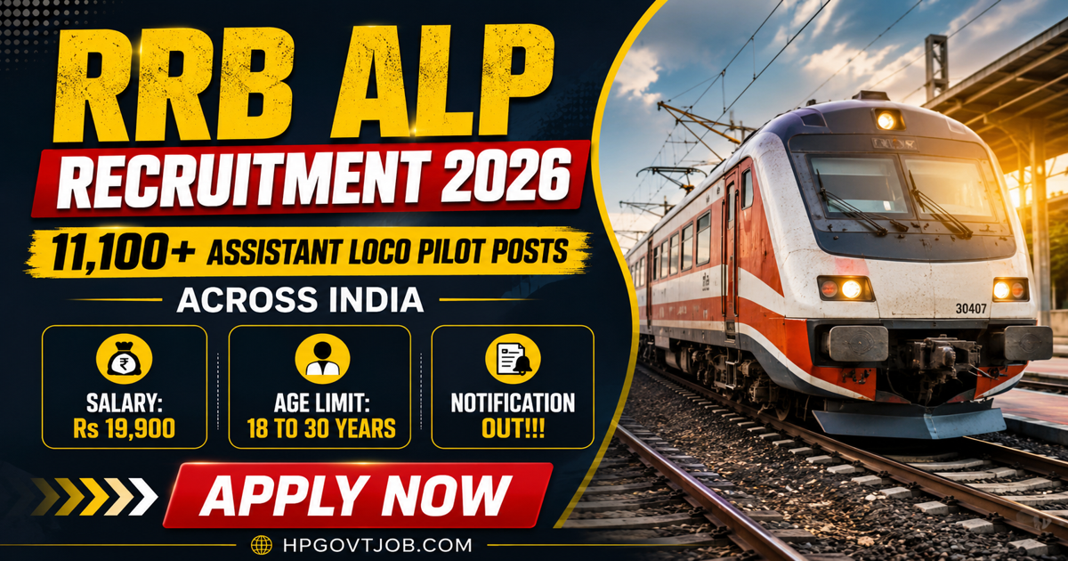 RRB ALP Recruitment 2026