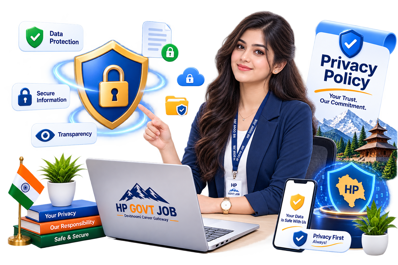 HP Govt Job privacy policy